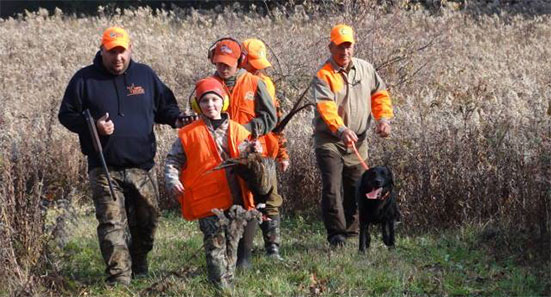 pheasant hunting